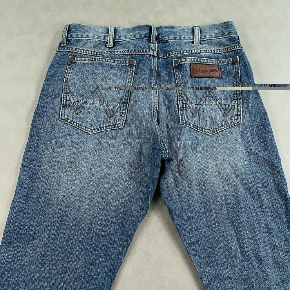 Wrangler Retro Slim Straight Jeans Men's 32x32 Western Stretch Cowboy